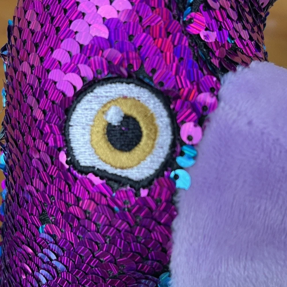 Llama Donkey Alpaca Plush Flip Reversible Sequins Stuffed Animal 2019 Redemption